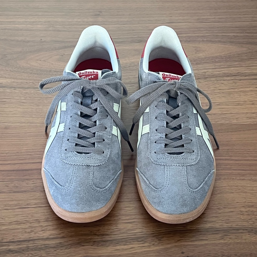 Onitsuka Tiger Gray Suede Sneakers